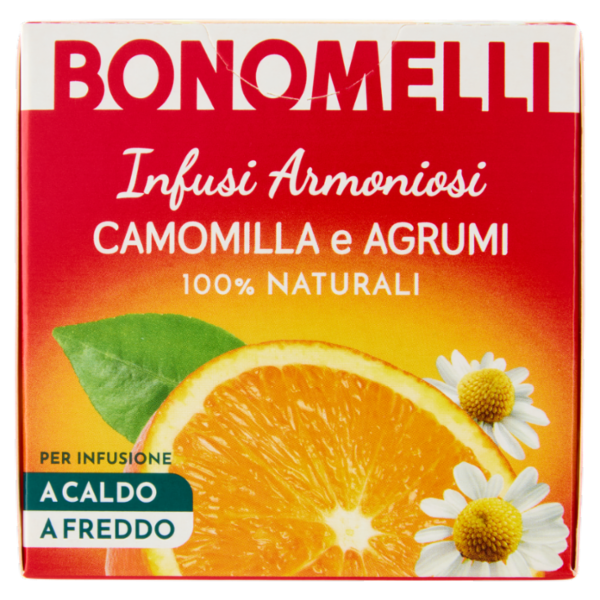 Bonomelli Infusi Armoniosi 100% Naturali Camomilla e Agrumi 12 filtri 24 g