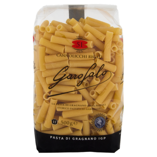 Garofalo Cannolicchi Rigati 51 Pasta di Gragnano IGP 500 g