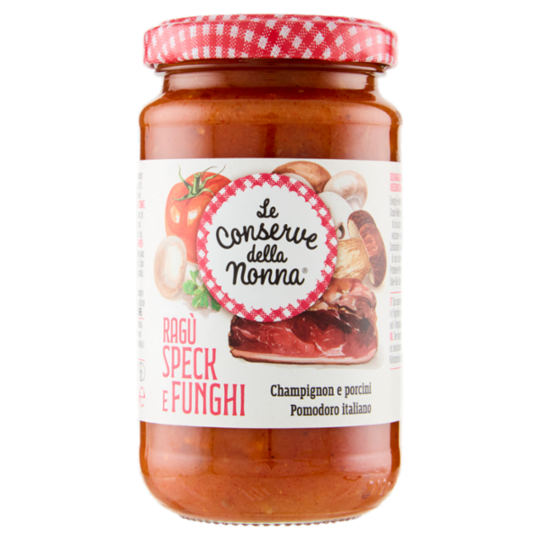 Le Conserve della Nonna Ragù Speck e Funghi 190 g