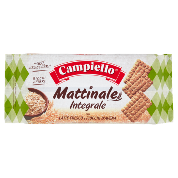 Campiello Mattinale Integrale con Latte Fresco e Fiocchi d'Avena 330 g