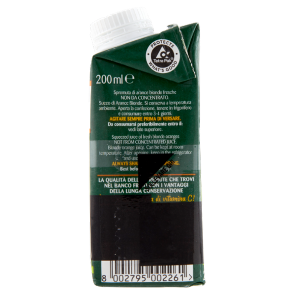 sterilgarda Spremuta di Arance bionde fresche 3 x 200 ml