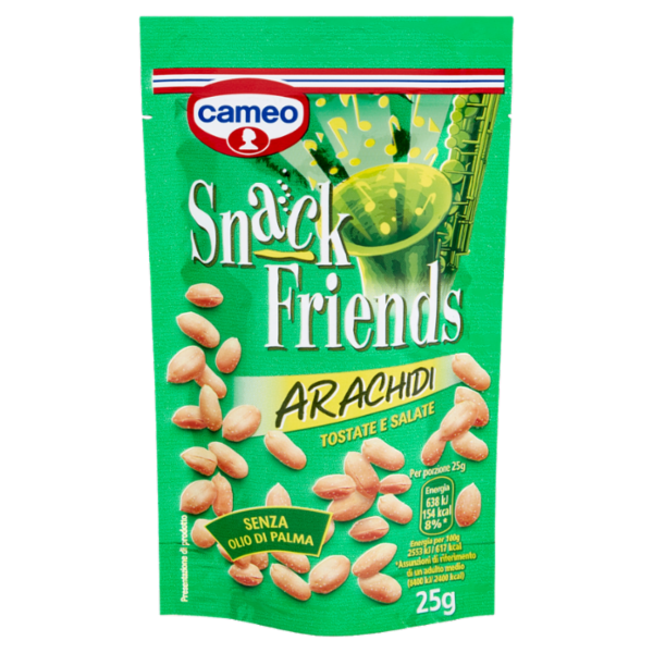 cameo Snack Friends Arachidi Tostate e Salate 25 g