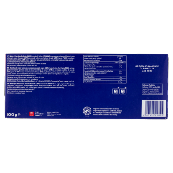 Bahlsen Waffeletten Fondente 100 g