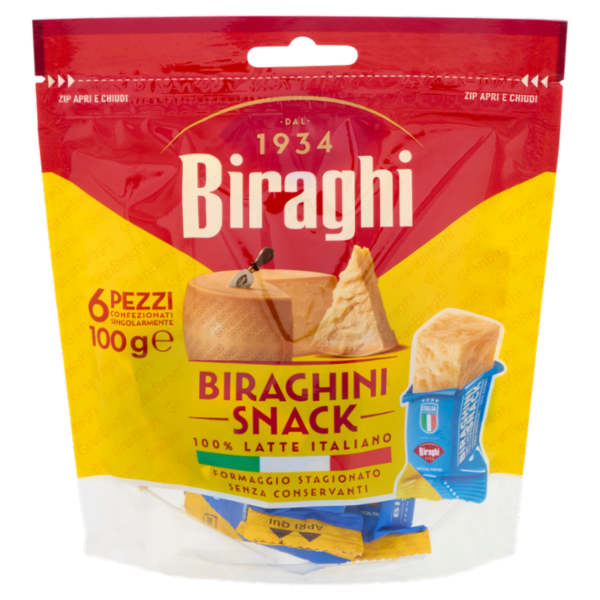 Biraghi Biraghini Snack 100 g (6 x 16,67 g)