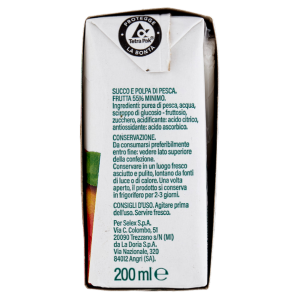Selex Succo e Polpa di Pesca 3x200 ml