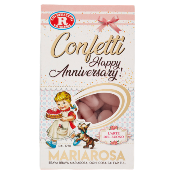 Mariarosa Confetti Happy Anniversary! rosa al cioccolato 300 g
