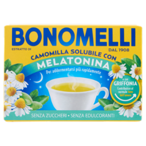 Bonomelli Estratto Di Camomilla Solubile Melatonina e Con Griffonia Bustine 16 x 4,5 g