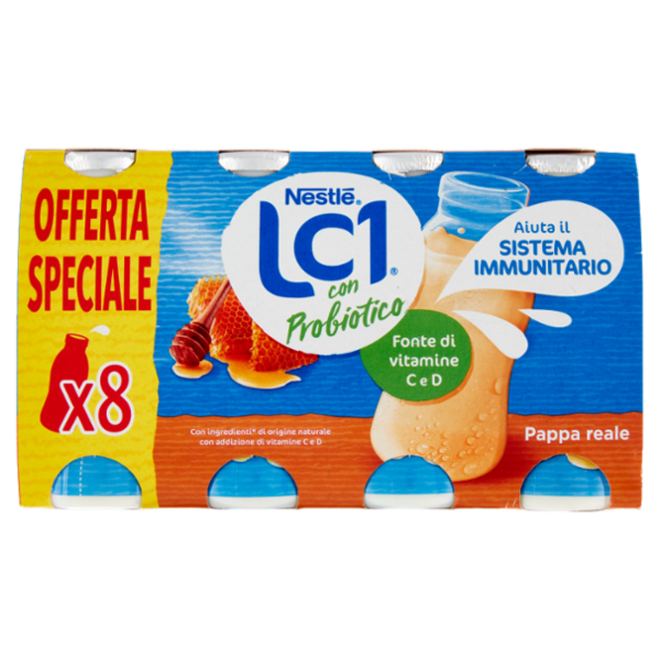 NESTLÉ LC1 con Probiotico Pappa reale 8 x 90 g