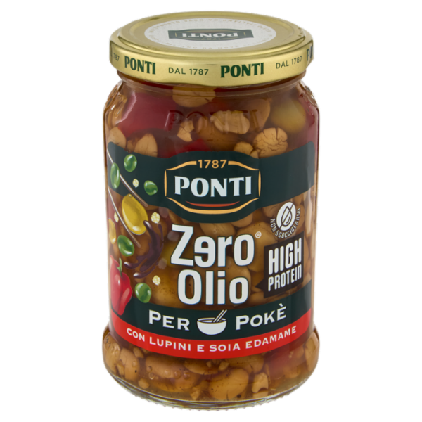 Ponti Zero Olio per Pokè con Lupini e Soia Edamame 290 g