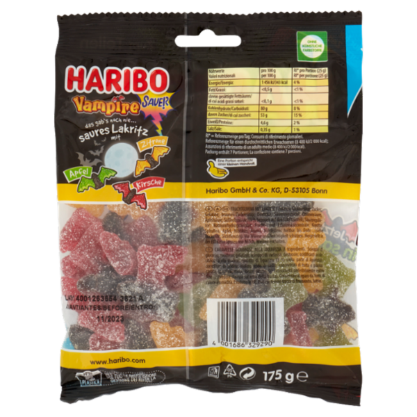 Haribo Vampire Sauer 175 g