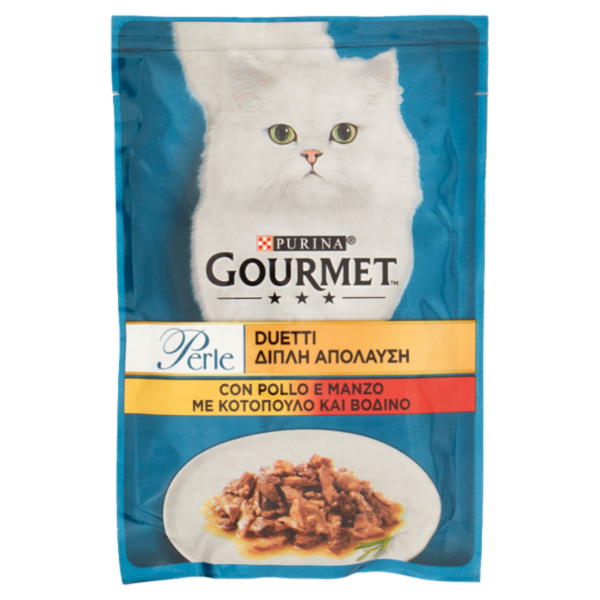 PURINA GOURMET Perle Duetti con Pollo e Manzo 85 g