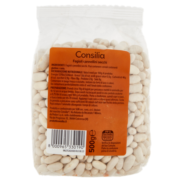 Consilia Legumi Secchi Fagioli Cannellini 500 g