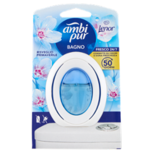 Ambi Pur Bagno Profumatore Per Ambienti Elimina e Previene Gli Odori, Risveglio Primaverile 7,5 Ml
