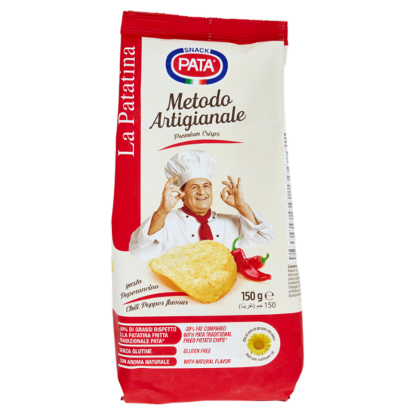 Pata la Patatina Metodo Artigianale gusto Peperoncino 150 g