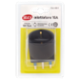 Selex Adattatore Semplice Spina 16A + 1 Presa 10-16A(Ted) Nero