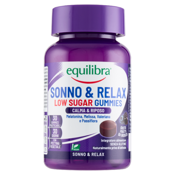 equilibra Sonno & Relax Low Sugar Gummies 30 gummies 90 g