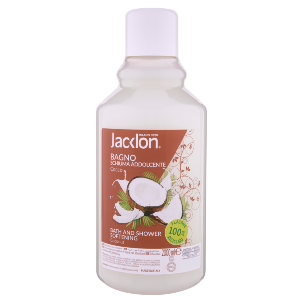 Jacklon Bagno Schiuma Addolcente Cocco 2000 ml