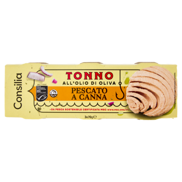 Consilia Tonno all'Olio di Oliva 3x70 g