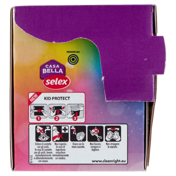 Selex Casa Bella Detersivo Lavatrice Liquido Multiazione per Capi Colorati 24 Capsule Idrosolubili