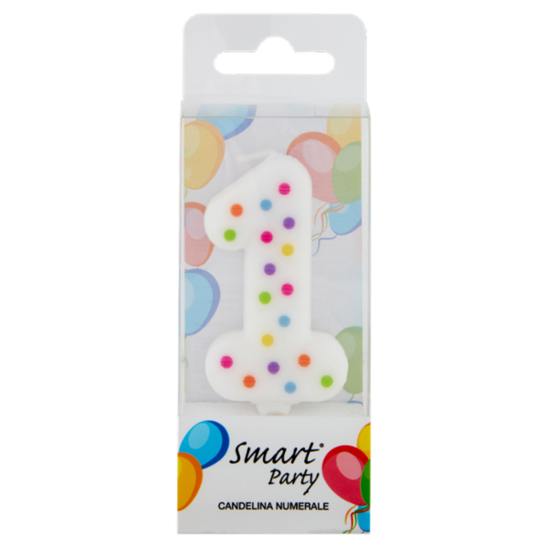 Smart Party Candelina Numerale 1 1 pz