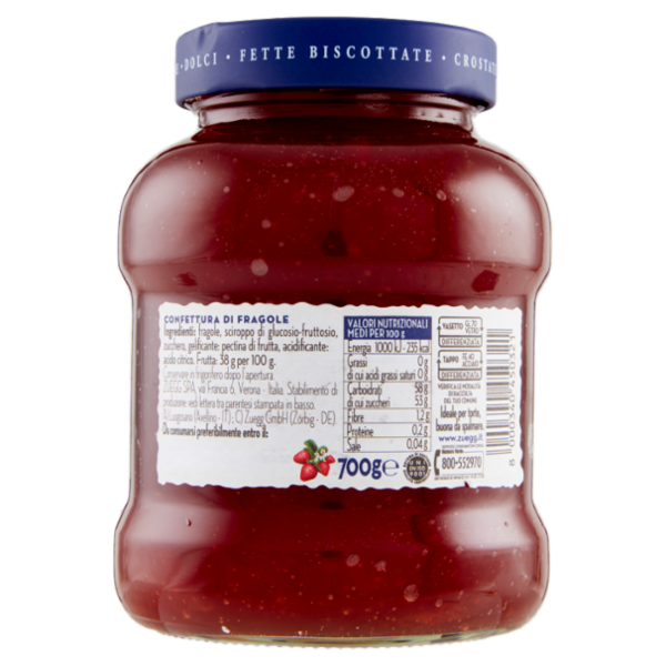 Zuegg La Pasticcera Fragole 700 g