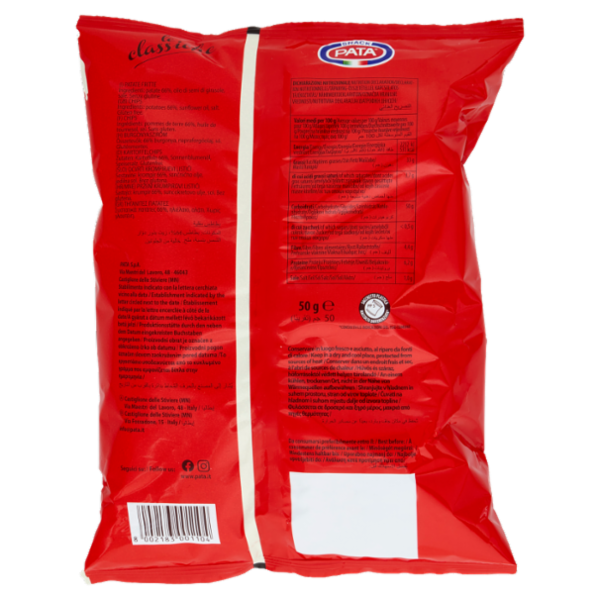 Pata chips le classiche 50 g