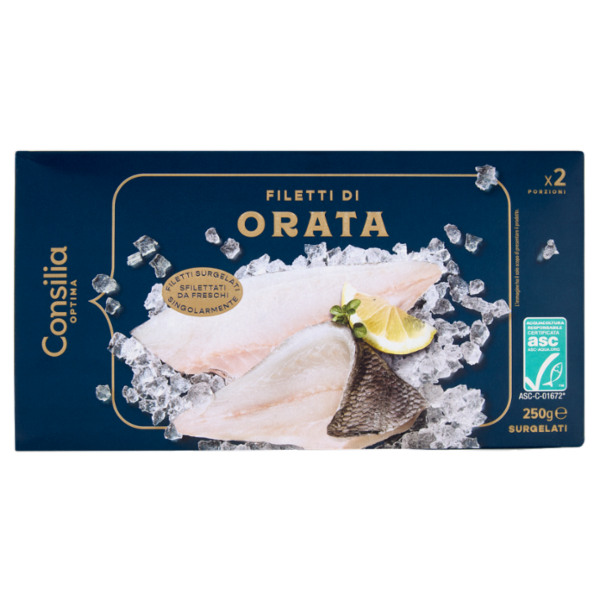 Consilia Optima Filetti di Orata Surgelati 250 g