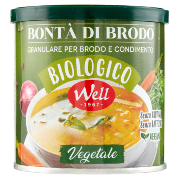 Well Bontà di Brodo Granulare Biologico Vegetale 150 g