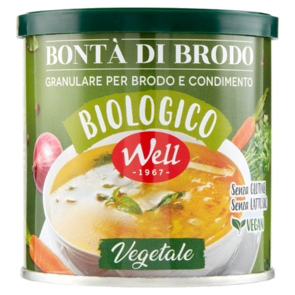 Well Bontà di Brodo Granulare Biologico Vegetale 150 g