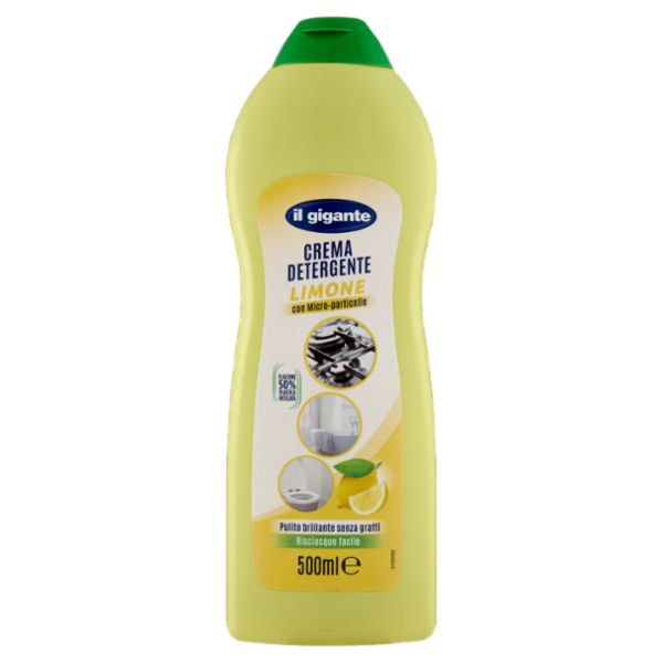 IL GIGANTE Crema Detergente Limone con Micro-particelle 500 ml
