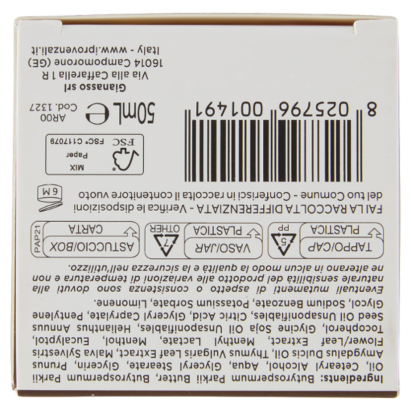 I Provenzali Unguento Piedi Karité 50 mL