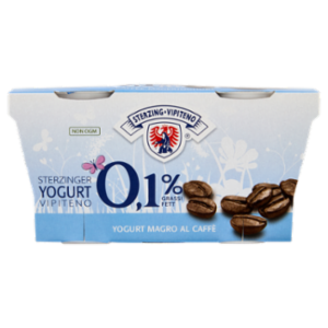 Sterzing Vipiteno 0,1% Grassi Yogurt Magro Al Caffè 2 x 125 g