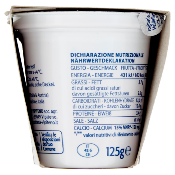 Sterzing Vipiteno Yogurt intero Mirtillo 2 x 125 g