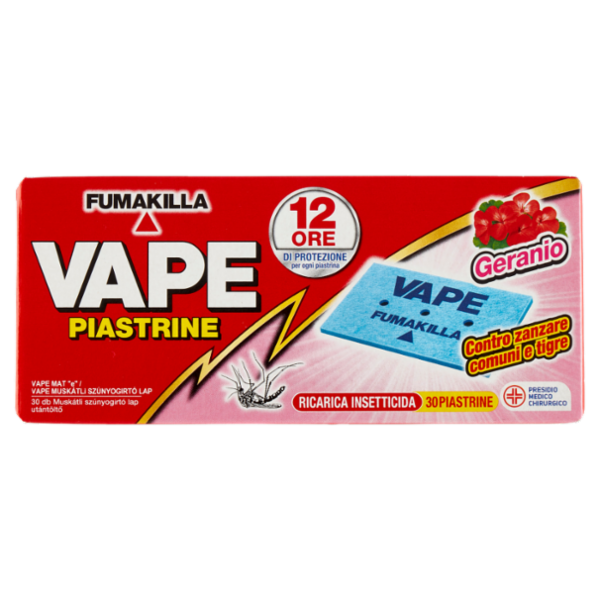 VAPE Piastrine Geranio 30 pz
