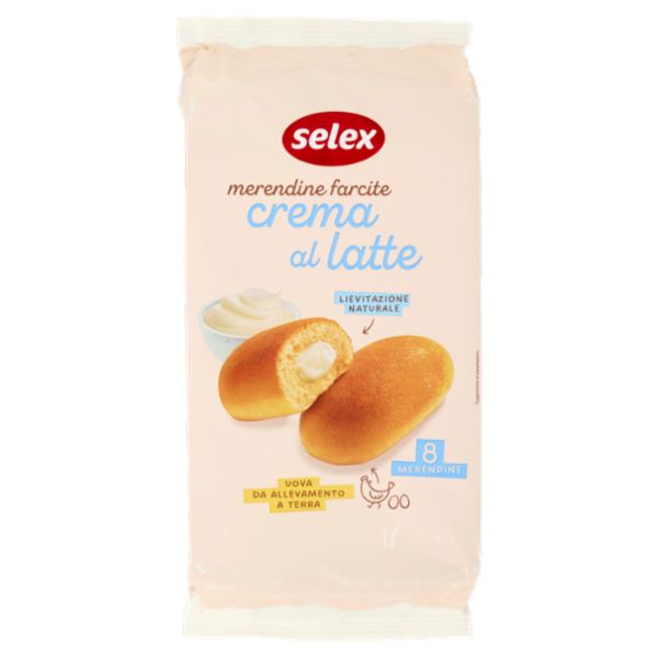 Selex Merendine con Crema al Latte 8x35 g