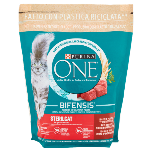 PURINA ONE Sterilcat Ricco in Manzo 800 g