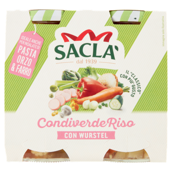 Saclà Condiverde Riso con Wurstel 2 x 290 g