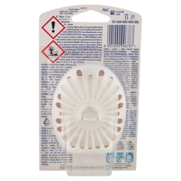 Ambi Pur Bagno Profumatore per Ambienti Elimina e Previene gli Odori, Crumble di Mele 7,5 ml