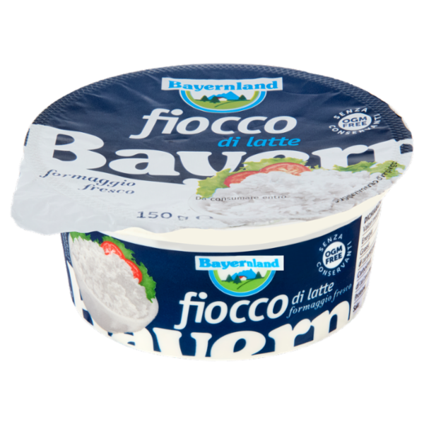 Bayernland fiocco di latte formaggio fresco 150 g