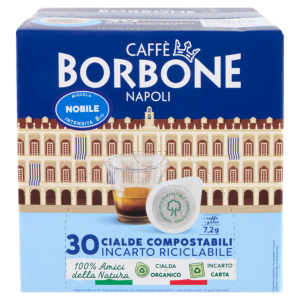 Caffè Borbone Miscela Nobile Cialde Compostabili* 30 x 7,2 g
