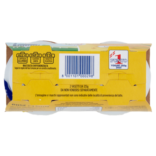 Centrale del latte Vicenza Yogurt Intero Cereali 2 x 125 g