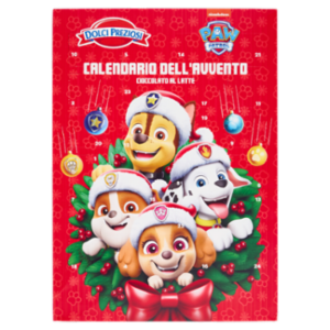 Dolci Preziosi Calendario Dell'Avvento Cioccolato Al Latte Paw Patrol 75 g