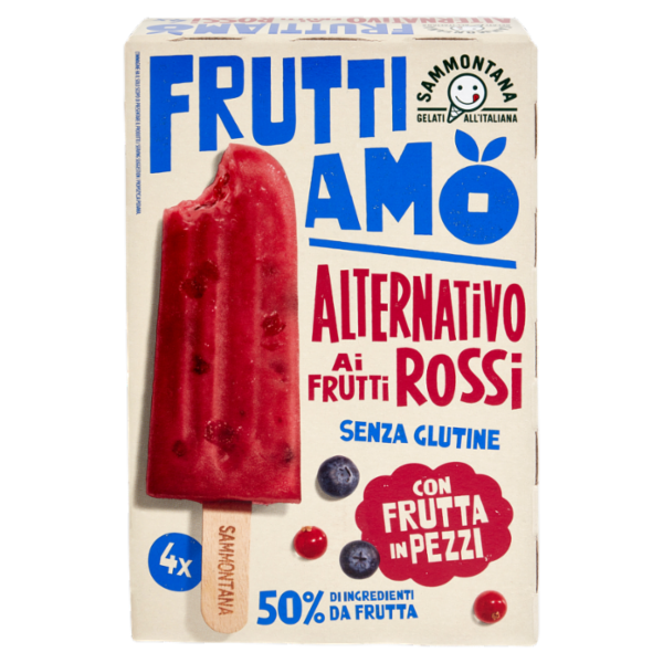 Sammontana Fruttiamo Alternativo ai Frutti Rossi 4 x 70 g