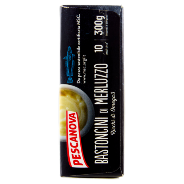 Pescanova Bastoncini di Merluzzo impanati e surgelati 300 g