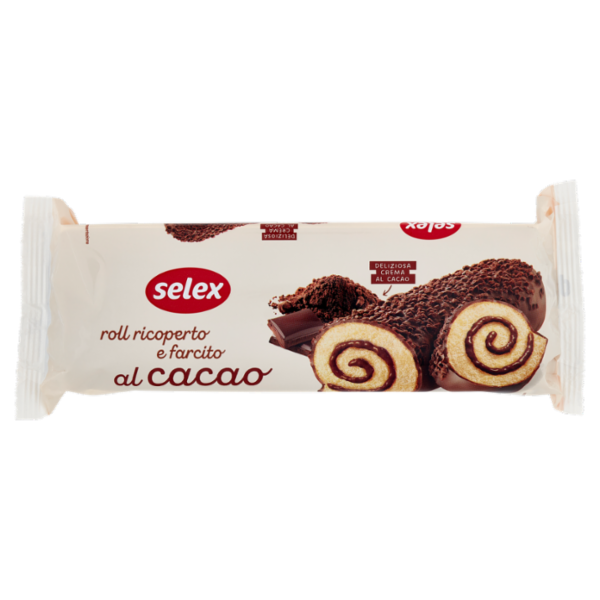 Selex Roll Ricoperto e Farcito al Cacao 250 g