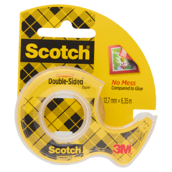 Scotch® Nastro biadesivo trasparente 12,7mm x 6,35mm