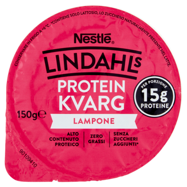 LINDAHLS Protein Kvarg Lampone 150 g