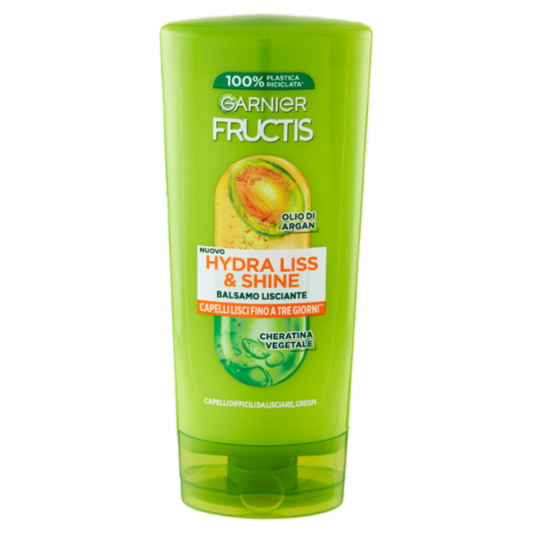 Garnier Fructis Balsamo Hydra Liss & Shine, balsamo lisciante 200 ml