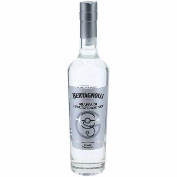 Bertagnolli Grappa Gewurztraminer Bianca38% 0.5l