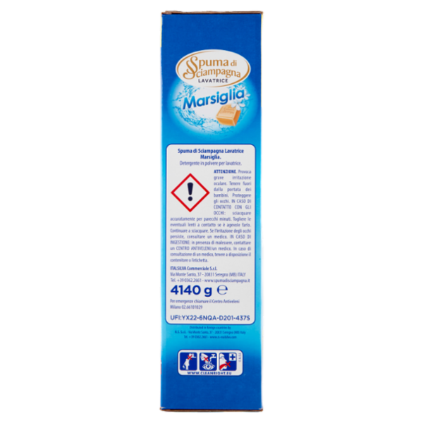Spuma di Sciampagna Marsiglia Lavatrice 4140 g